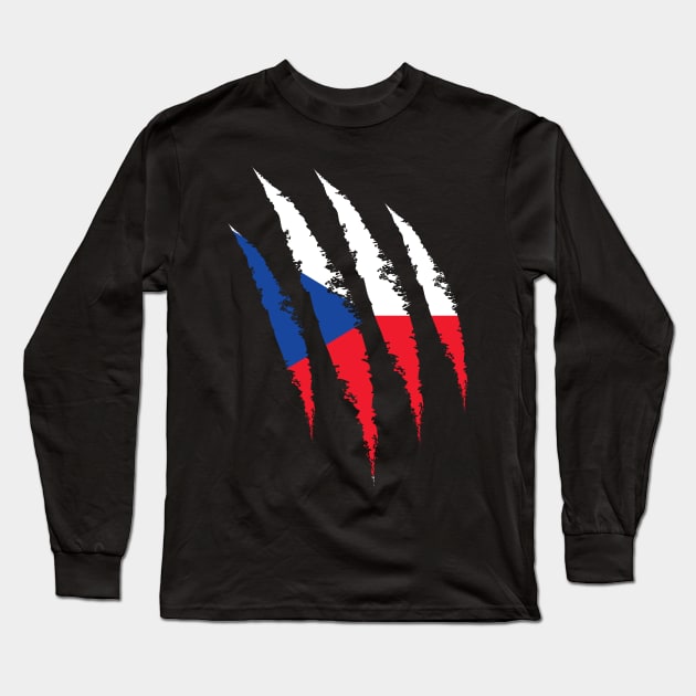 Czech Republic Long Sleeve T-Shirt by c1337s